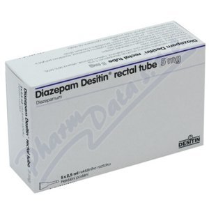 Diazepam Desitin rectal tube enm.5x2.5ml/5mg