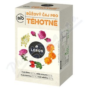 LEROS Růžový čaj pro těhotné BIO 20x2g