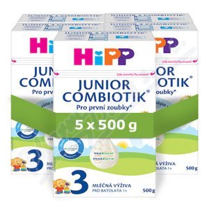 HiPP 3 Junior Combiotik mléčná výživa 5x500g