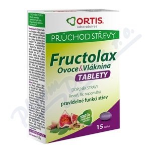 Fructolax Ovoce&Vláknina TABLETY tbl.15