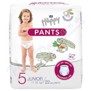 Happy Pants Junior plenkové kalhotky 22ks