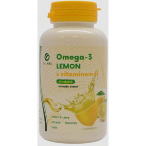 Omega-3 LEMON rybí olej s vit.D tob.60 Galmed