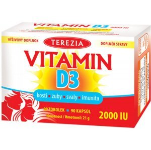 TEREZIA Vitamín D3 2000 IU tob.90