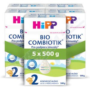 HiPP 2 Combiotik podpora imunity BIO 6+m 5x500g