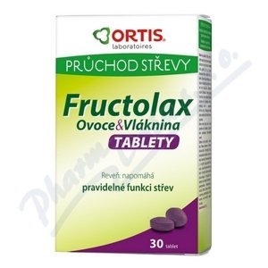 Fructolax Ovoce&Vláknina TABLETY tbl.30