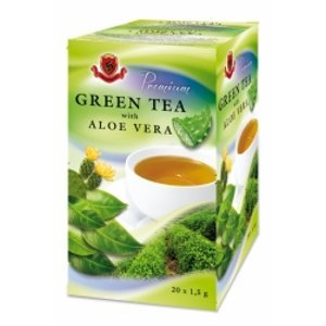 HERBEX PREMIUM Zelený čaj s aloe vera 20x1.5g