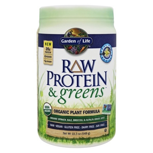 Garden of Life - RAW Protein & Greens Organic - lehce slazený 651g