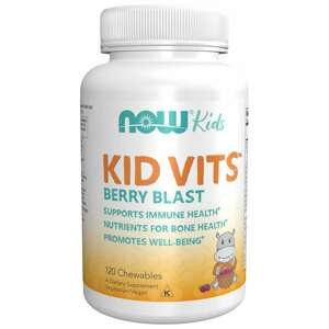 Now® Foods NOW Kid Vits, Berry blast, Multivitamín pro děti, 120 bonbónů
