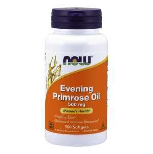 Now® Foods NOW Evening Primrose Oil (Pupálkový olej), 500 mg, 100 sofgel kapslí