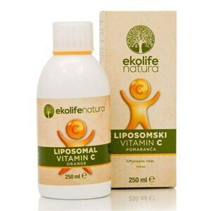 Ekolife Natura - Liposomal Vitamin C 500 mg 250 ml pomeranč (Lipozomální vitamín C)