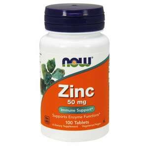 Now® Foods NOW Zinc (zinek glukonát) 50 mg, 100 tablet