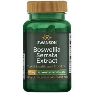 Swanson Boswellia Serrata Extract 5-LOXIN® (Kadidlovník pilovitý extrakt),  125 mg, 60 rostlinných kapslí