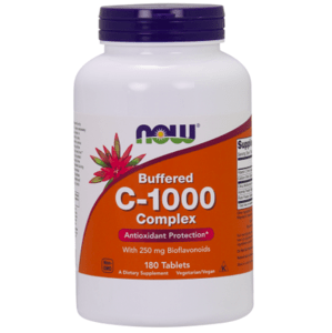 Now® Foods NOW Buffered Vitamin C-1000 Complex s bioflavonoidy, 180 tablet
