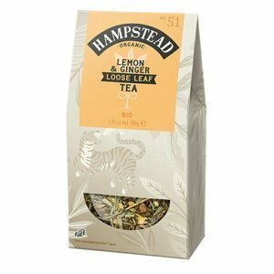 Hampstead Tea London - BIO sypaná bylinná směs se zázvorem a citrónem, 100 g