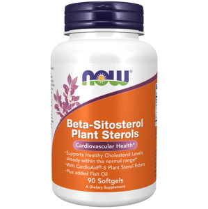 Now® Foods NOW Beta-Sitosterol Plant Sterols (optimalizace cholesterolu), 90 softgelových kapslí