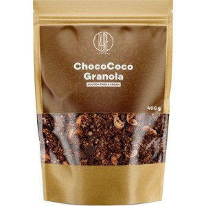 BrainMax Pure ChocoCoco Granola, Čokoláda a Kokos, BIO, 400 g Zapečené müsli s čokoládou a kokosem, *CZ-BIO-001 certifikát