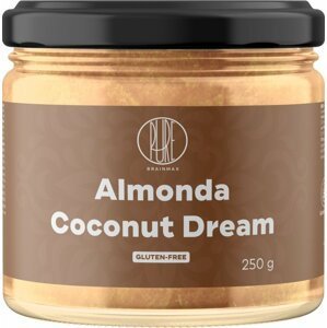 BrainMax Pure Almonda, Coconut Dream, Mandlový krém s kokosem, BIO, 250 g *CZ-BIO-001 certifikát