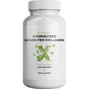 BrainMax Hydrolyzovaný GrassFed Collagen (kolagen z krav krmených trávou), 200 g Doplněk stravy
