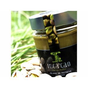 Incacao - Pistáciové ořechové máslo obohacené o sušený MCT olej a kolagen, 125 g