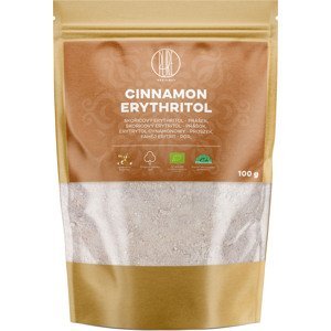 BrainMax Pure Cinnamon Erythritol, Erythritol Skořice, moučka, BIO, 100 g *CZ-BIO-001 certifikát