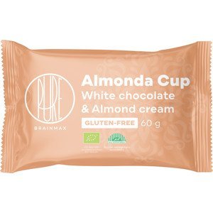 BrainMax Pure Almonda Cup BIO, Čokokošíček s mandlovým krémem, 60 g *CZ-BIO-001 certifikát / Košíček s bílou čokoládou a mandlovým krémem