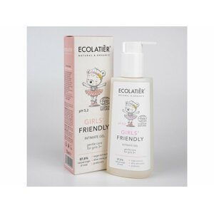 Ecolatiér ECOLATIER - Intimní krémové mýdlo pro dívky 3+, 150 ml
