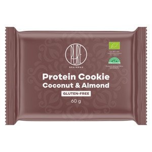 BrainMax Pure Protein Cookie, Kokos & Mandle, BIO, 60 g Proteinová sušenka s kokosem a mandlemi /  *CZ-BIO-001 certifikát
