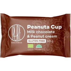 BrainMax Pure Peanuta Cup, Čoko košíček s arašídovým krémem, BIO, 60 g *CZ-BIO-001 certifikát / Košíček s mléčnou čokoládou a burákovým máslem