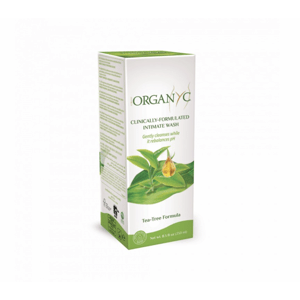 Organyc - Sprchový gel pro citlivou pokožku a intimní hygienu s tea tree, BIO 250 ml