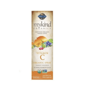 Garden of life Mykind Organics Vitamin C Organic spray, Vitamín C ve spreji, pomeranč a mandarinka, 58 ml