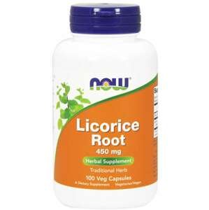 Now® Foods NOW Licorice Root (Lékořice kořen) 450 mg 100 kapslí