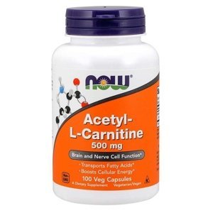 Now® Foods NOW Acetyl-L-Carnitine 500 mg, 100 kapslí