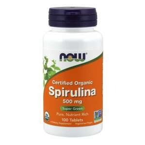 Now® Foods NOW Spirulina Organic, 500 mg, 100 tablet