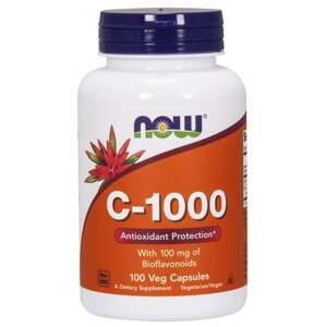 Now® Foods NOW Vitamin C-1000 s bioflavonoidy, 100 rostlinných kapslí