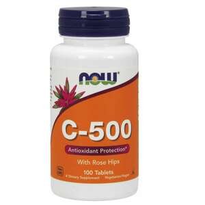 Now® Foods NOW Vitamin C-500 s šípkem, 100 tablet