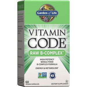 Garden of Life Vitamin Code RAW B-Complex, 120 kapslí