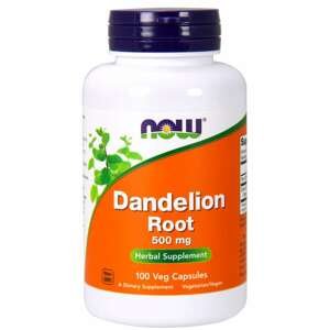 Now® Foods NOW Dandelion Root (Pampeliška kořen), 500 mg, 100 rostlinných kapslí