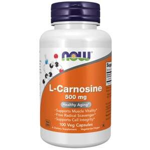 Now® Foods NOW L-Carnosine (L-Karnosin), 500 mg, 100 rostlinných kapslí