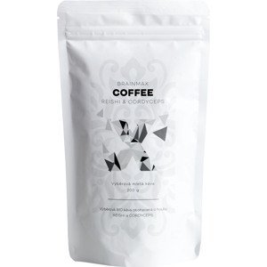 BrainMax Coffee Reishi & Cordyceps, káva s vitálními houbami, BIO, 200g *CZ-BIO-001 certifikát