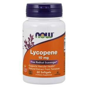 Now® Foods NOW Lycopene (Lykopen), 10 mg, 60 softgelových kapslí