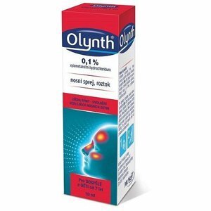 Olynth 1 mg/ml nosní sprej, roztok pro léčbu rýmy u dospělých a dětí od 7 let 10 ml