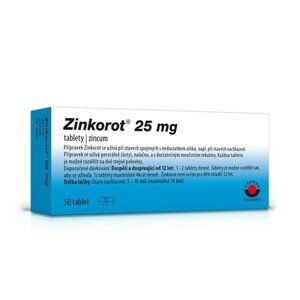 Zinkorot 25mg 50 tablet