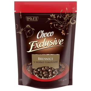 POEX Choco Exclusive Brusnice v hořké čokoládě 175 g