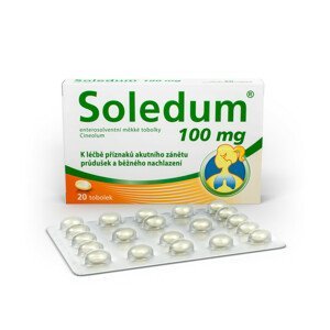 Soledum 100mg 20 měkkých tobolek