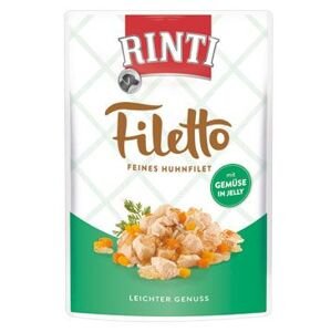 Rinti Dog Filetto kapsa kuře zelenina v želé 100g