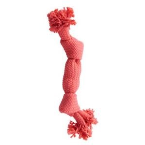 Hračka pes Buster pískací lano růžová 35cm M