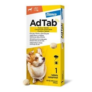 Adtab pro psy (5,5-11kg) 225mg 1 žvýkací tableta