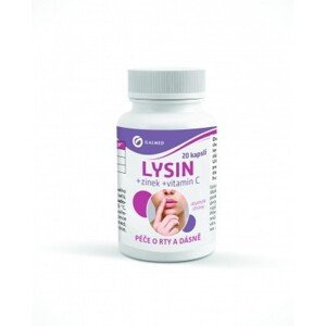 Lysin+zinek+vitamín C 20 kapslí Galmed