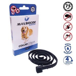 Max Biocide Dog Collar Obojek Pro Psy 75cm