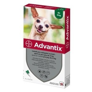 Advantix pro psy do 4kg spot-on 4x0.4ml